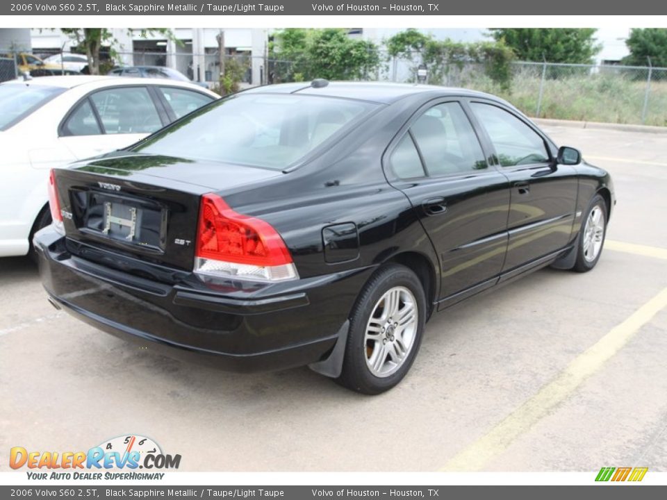 2006 Volvo S60 2.5T Black Sapphire Metallic / Taupe/Light Taupe Photo #8