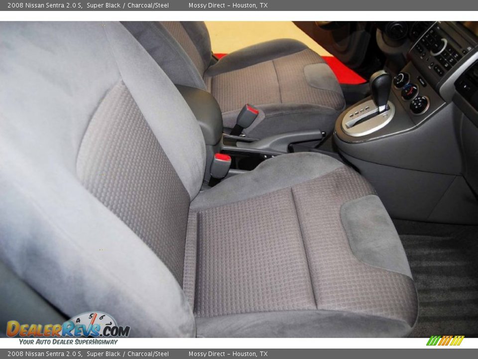2008 Nissan Sentra 2.0 S Super Black / Charcoal/Steel Photo #19
