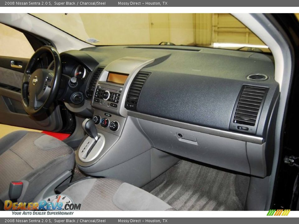 2008 Nissan Sentra 2.0 S Super Black / Charcoal/Steel Photo #20