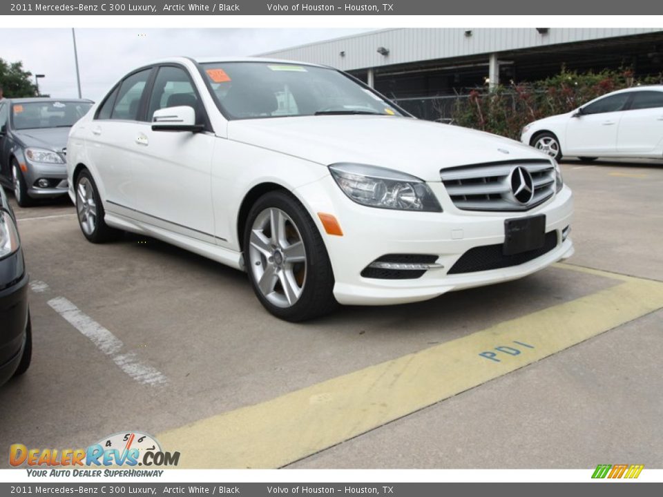 2011 Mercedes-Benz C 300 Luxury Arctic White / Black Photo #1