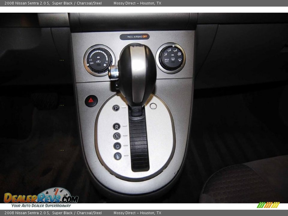 2008 Nissan Sentra 2.0 S Super Black / Charcoal/Steel Photo #21