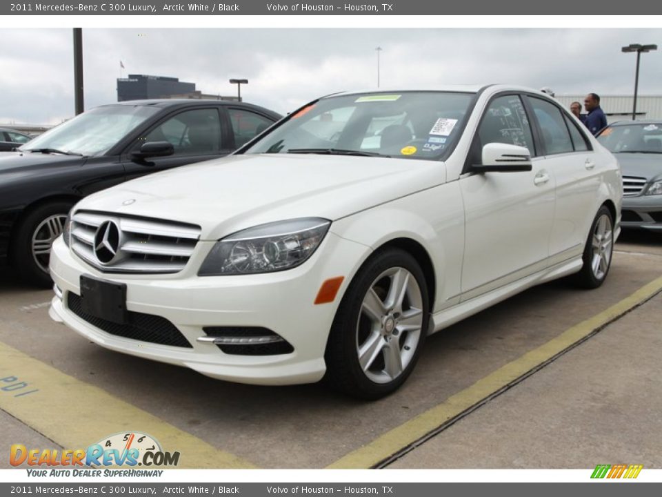 2011 Mercedes-Benz C 300 Luxury Arctic White / Black Photo #3