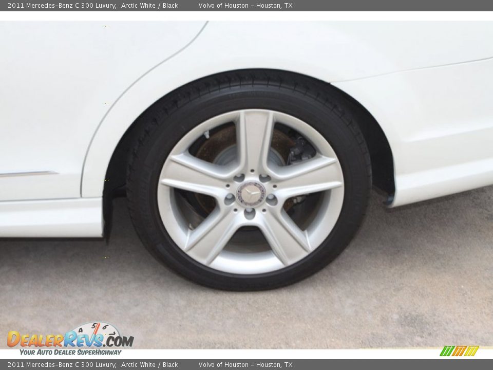 2011 Mercedes-Benz C 300 Luxury Arctic White / Black Photo #5
