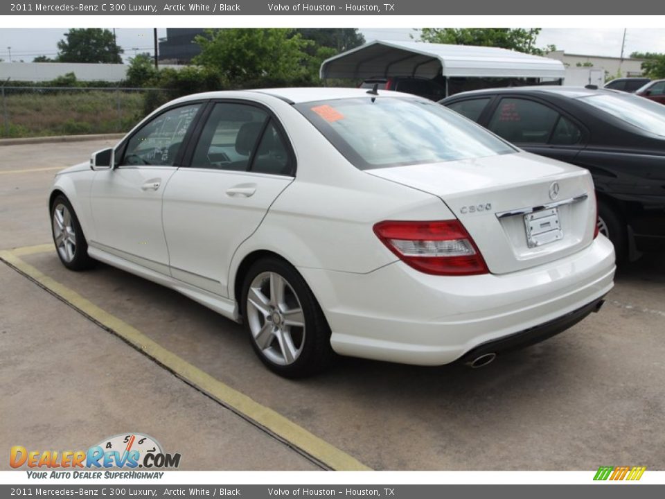 2011 Mercedes-Benz C 300 Luxury Arctic White / Black Photo #6
