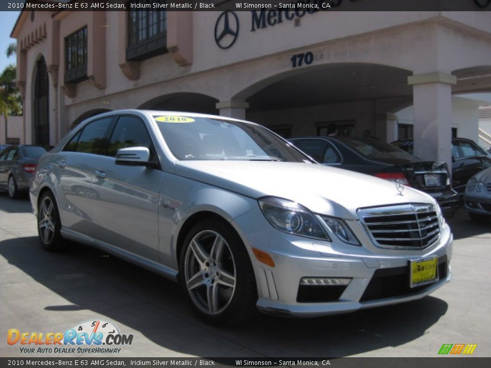 2010 Mercedes-Benz E 63 AMG Sedan Iridium Silver Metallic / Black Photo #1