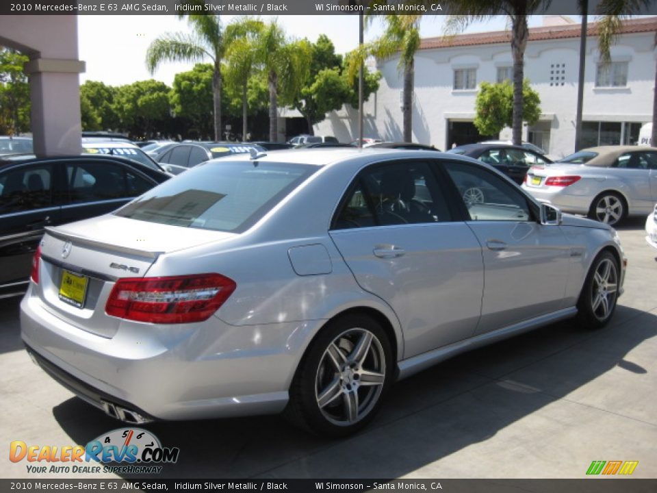 2010 Mercedes-Benz E 63 AMG Sedan Iridium Silver Metallic / Black Photo #2