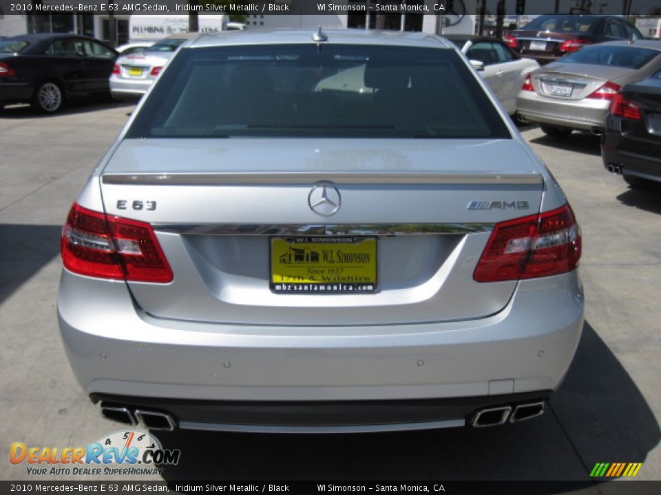 2010 Mercedes-Benz E 63 AMG Sedan Iridium Silver Metallic / Black Photo #3