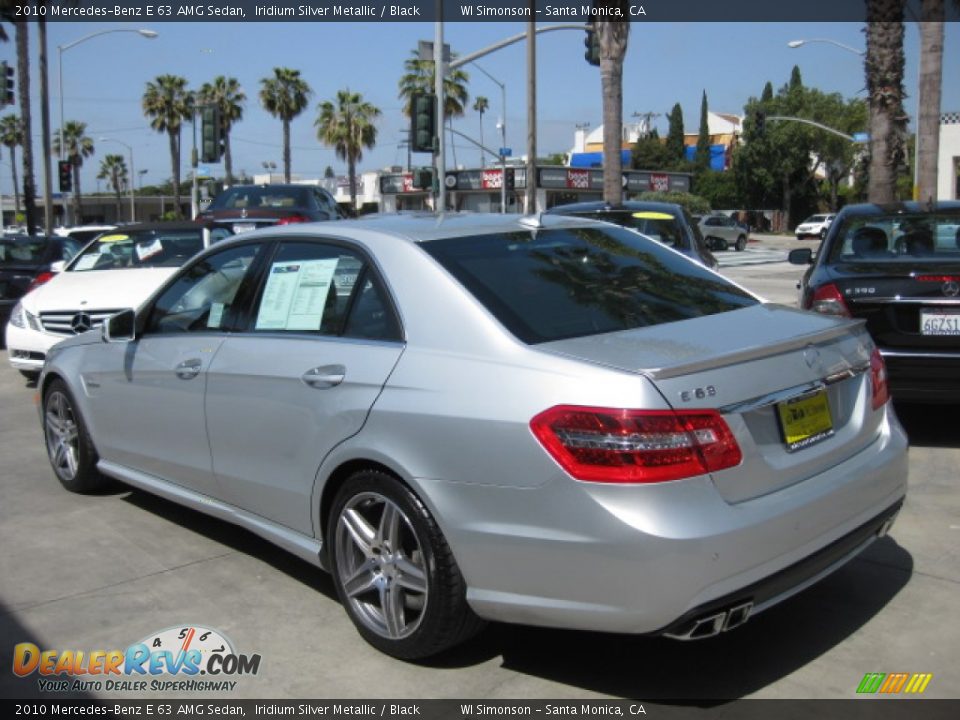 2010 Mercedes-Benz E 63 AMG Sedan Iridium Silver Metallic / Black Photo #4