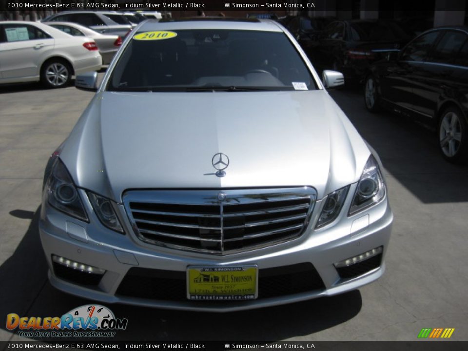 2010 Mercedes-Benz E 63 AMG Sedan Iridium Silver Metallic / Black Photo #6