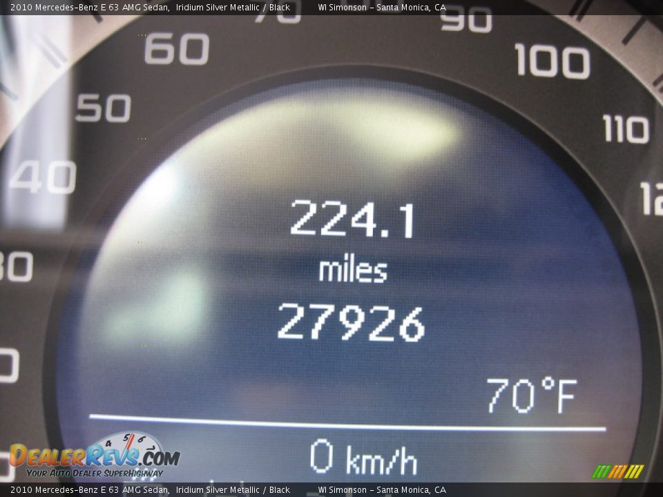 2010 Mercedes-Benz E 63 AMG Sedan Iridium Silver Metallic / Black Photo #10