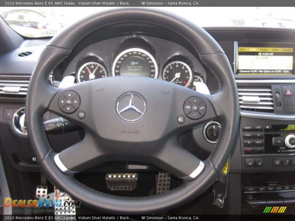 2010 Mercedes-Benz E 63 AMG Sedan Iridium Silver Metallic / Black Photo #11