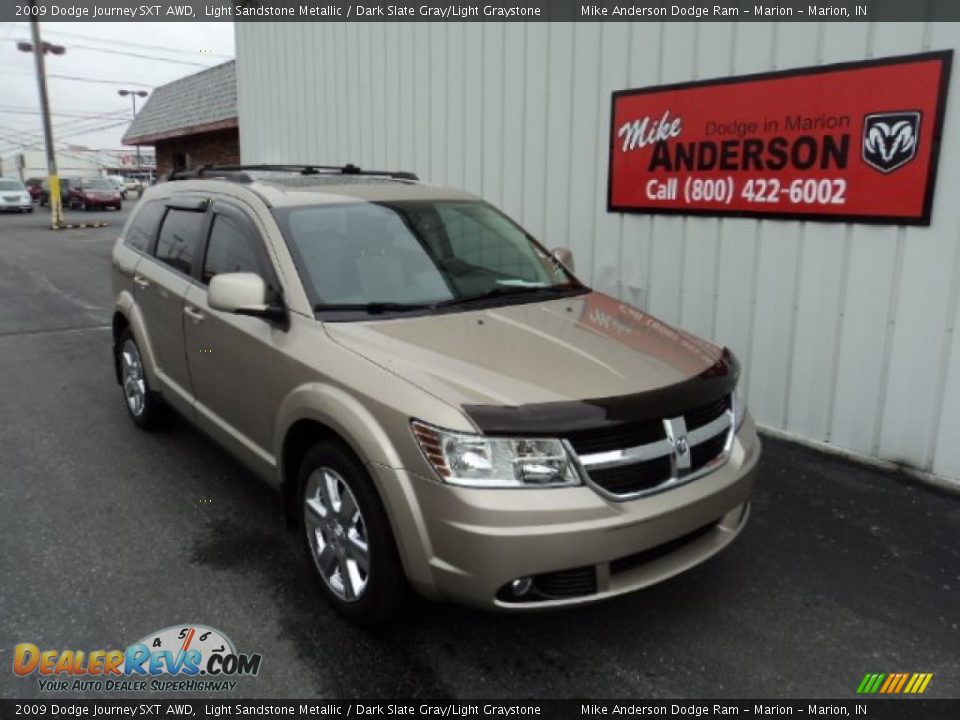 2009 Dodge Journey SXT AWD Light Sandstone Metallic / Dark Slate Gray/Light Graystone Photo #1