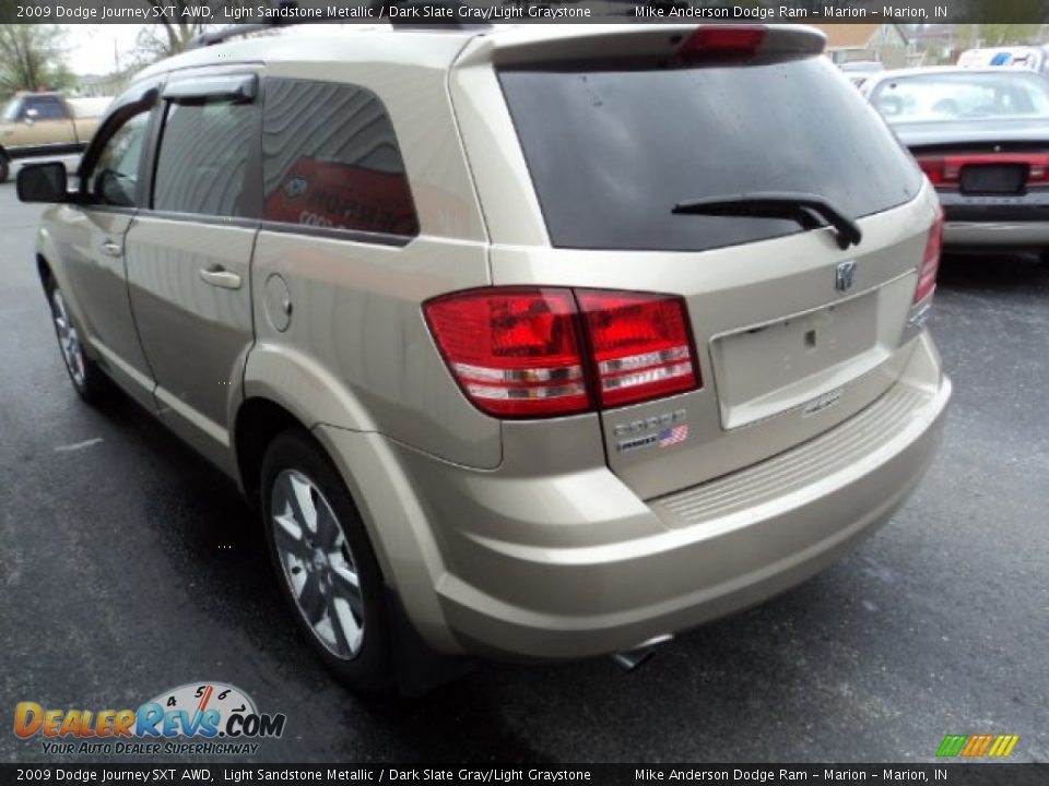 2009 Dodge Journey SXT AWD Light Sandstone Metallic / Dark Slate Gray/Light Graystone Photo #3