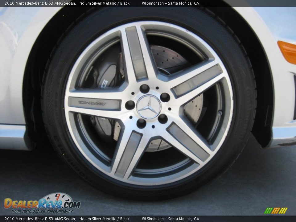 2010 Mercedes-Benz E 63 AMG Sedan Iridium Silver Metallic / Black Photo #24