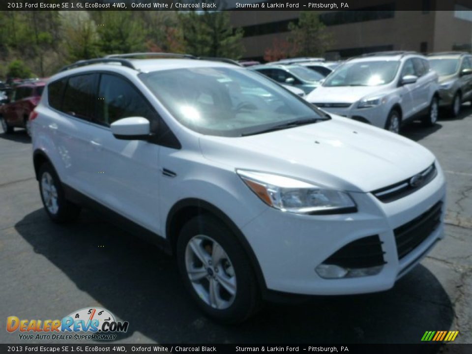 2013 Ford Escape SE 1.6L EcoBoost 4WD Oxford White / Charcoal Black Photo #1