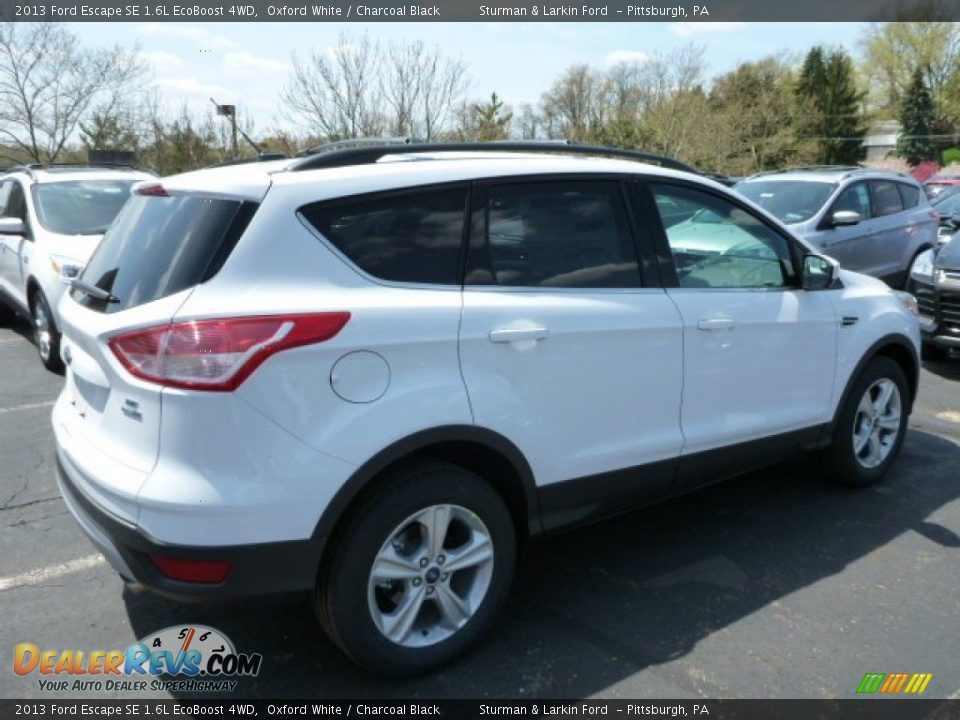 2013 Ford Escape SE 1.6L EcoBoost 4WD Oxford White / Charcoal Black Photo #2