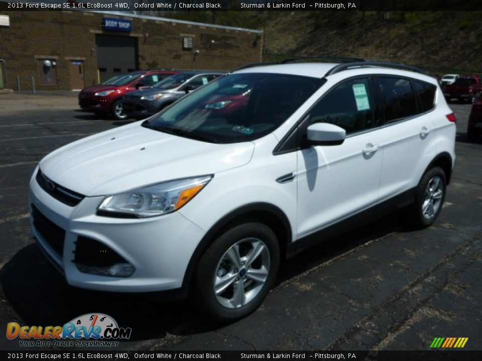 2013 Ford Escape SE 1.6L EcoBoost 4WD Oxford White / Charcoal Black Photo #5
