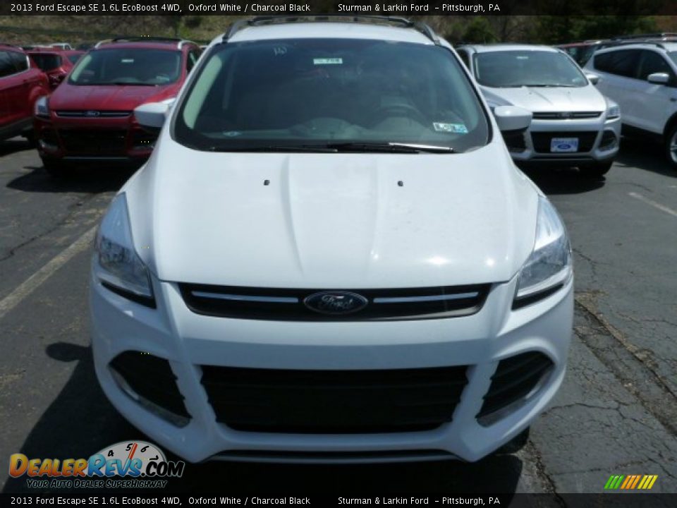 2013 Ford Escape SE 1.6L EcoBoost 4WD Oxford White / Charcoal Black Photo #6