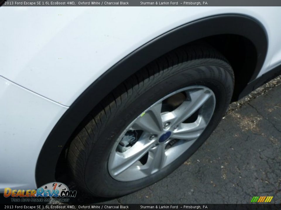 2013 Ford Escape SE 1.6L EcoBoost 4WD Oxford White / Charcoal Black Photo #7