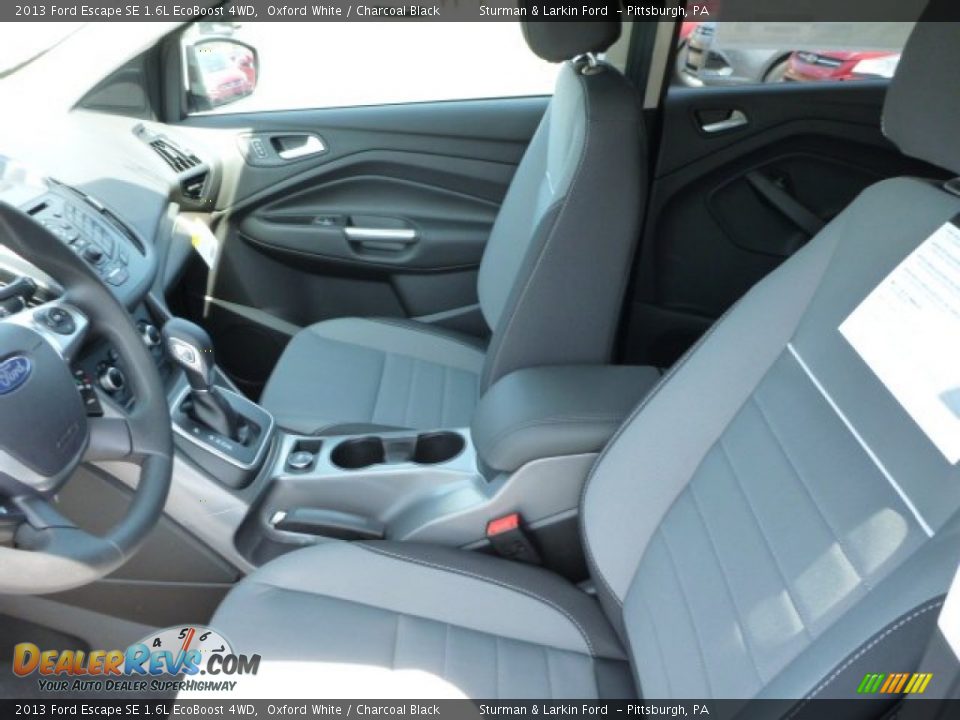 2013 Ford Escape SE 1.6L EcoBoost 4WD Oxford White / Charcoal Black Photo #8
