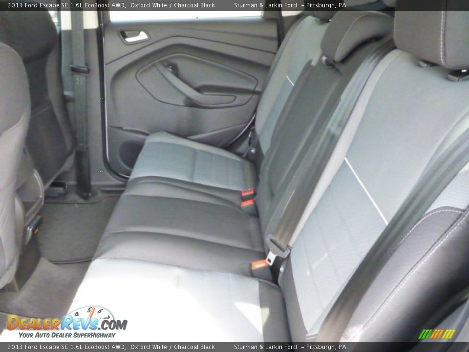 2013 Ford Escape SE 1.6L EcoBoost 4WD Oxford White / Charcoal Black Photo #9