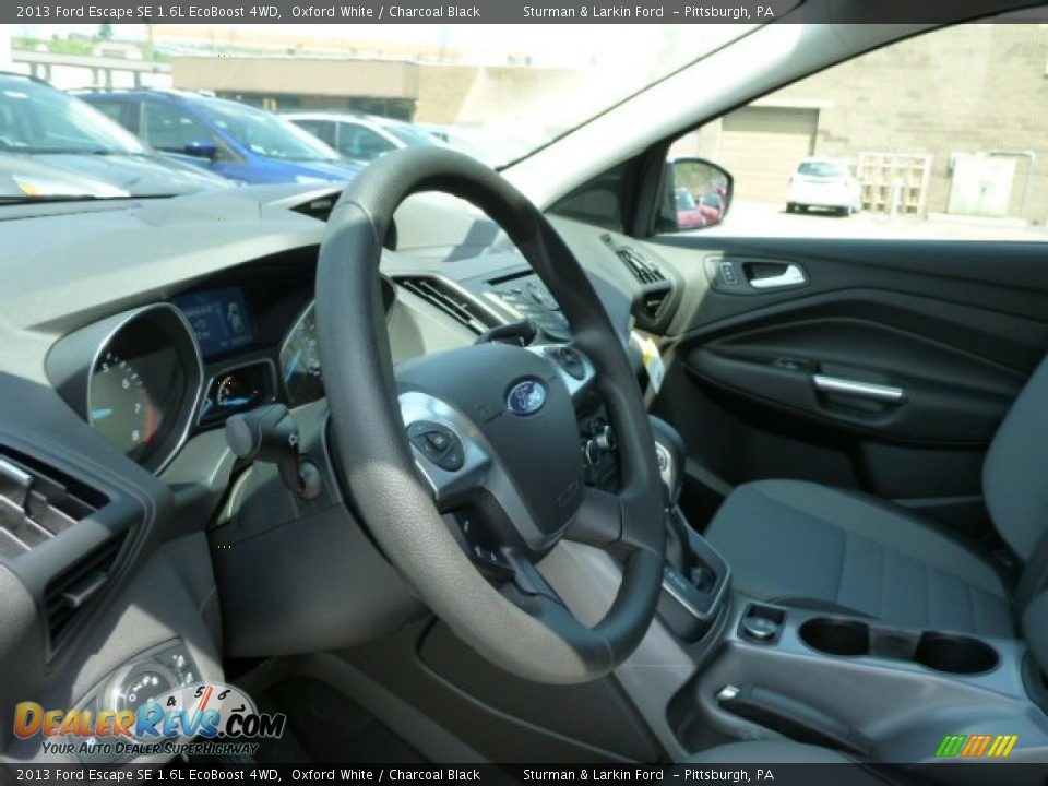 2013 Ford Escape SE 1.6L EcoBoost 4WD Oxford White / Charcoal Black Photo #12