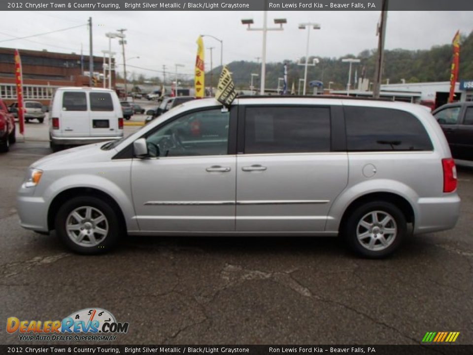 2012 Chrysler Town & Country Touring Bright Silver Metallic / Black/Light Graystone Photo #5