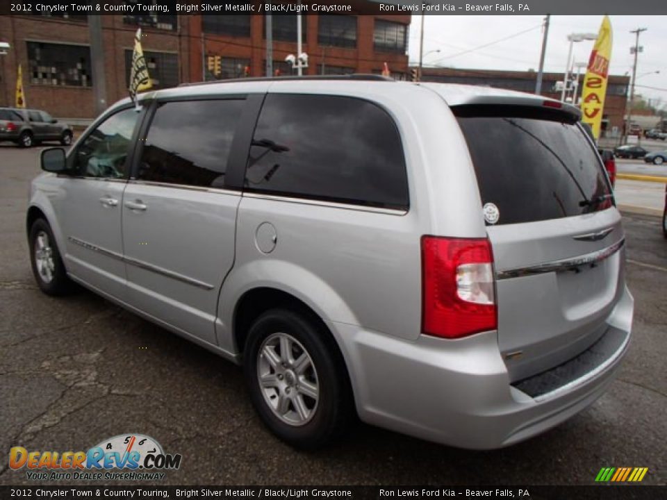2012 Chrysler Town & Country Touring Bright Silver Metallic / Black/Light Graystone Photo #6