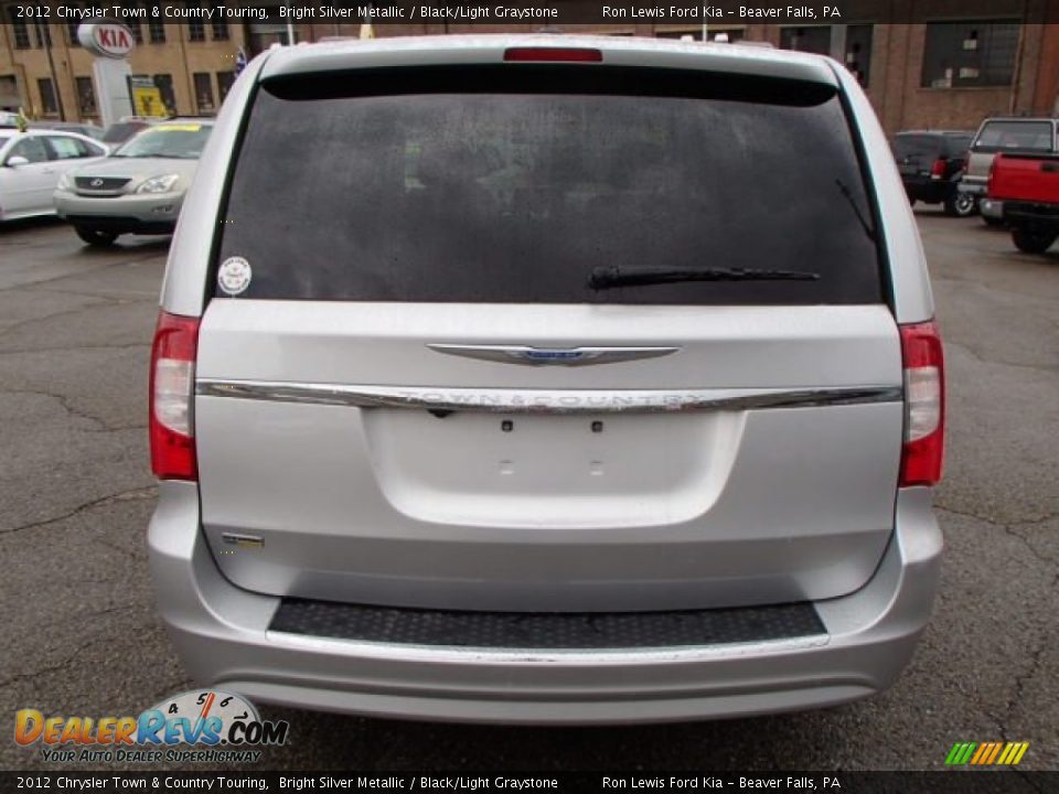 2012 Chrysler Town & Country Touring Bright Silver Metallic / Black/Light Graystone Photo #7