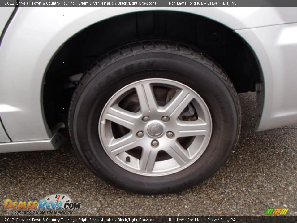 2012 Chrysler Town & Country Touring Bright Silver Metallic / Black/Light Graystone Photo #9