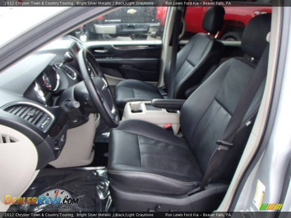 2012 Chrysler Town & Country Touring Bright Silver Metallic / Black/Light Graystone Photo #11