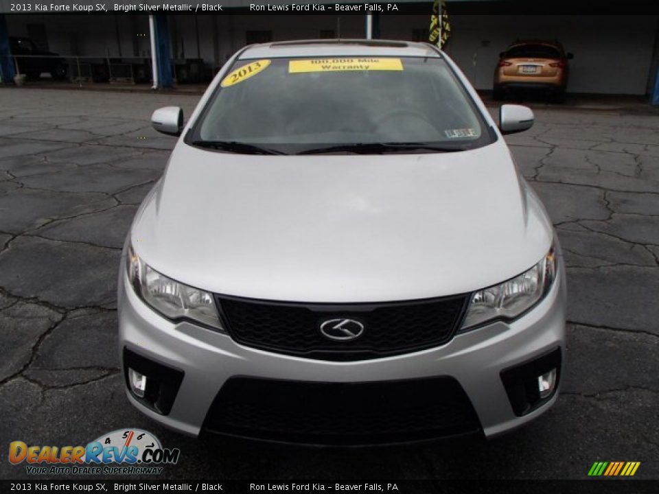 2013 Kia Forte Koup SX Bright Silver Metallic / Black Photo #3