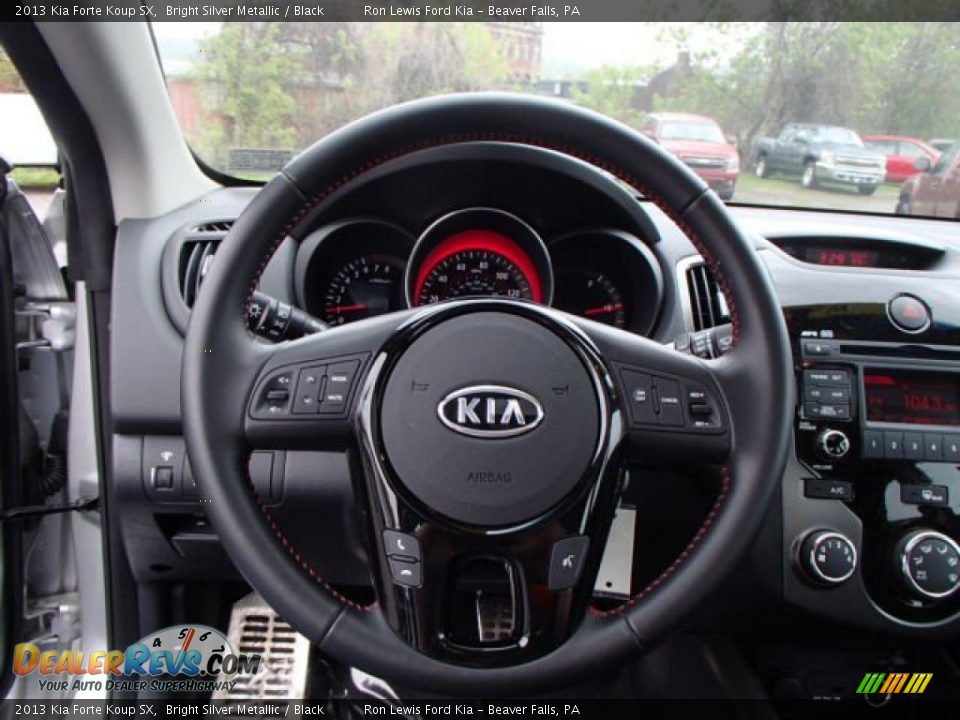 2013 Kia Forte Koup SX Steering Wheel Photo #18