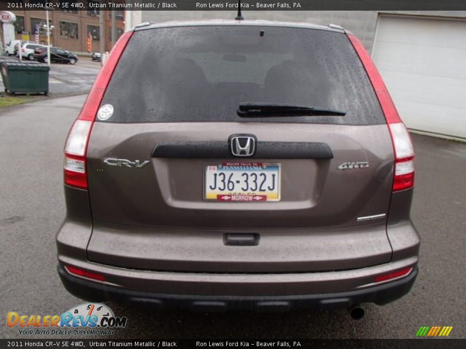 2011 Honda CR-V SE 4WD Urban Titanium Metallic / Black Photo #7