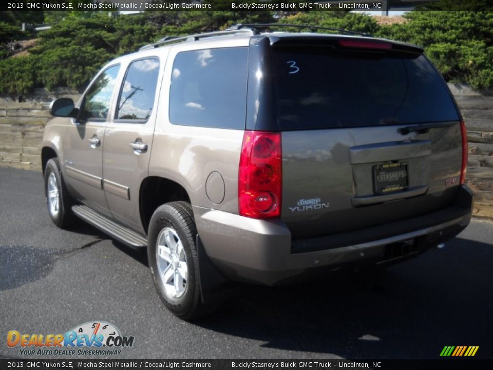 2013 GMC Yukon SLE Mocha Steel Metallic / Cocoa/Light Cashmere Photo #3