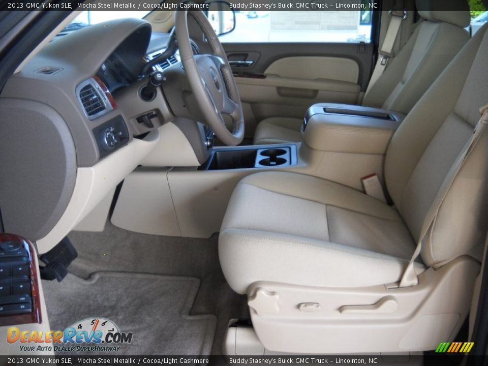 2013 GMC Yukon SLE Mocha Steel Metallic / Cocoa/Light Cashmere Photo #7
