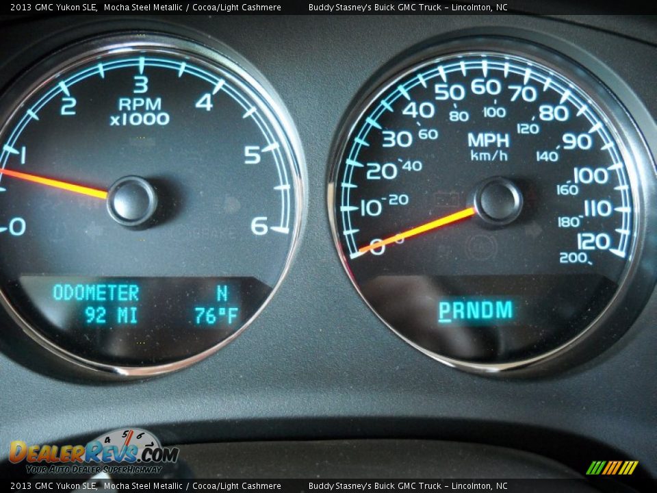 2013 GMC Yukon SLE Mocha Steel Metallic / Cocoa/Light Cashmere Photo #21