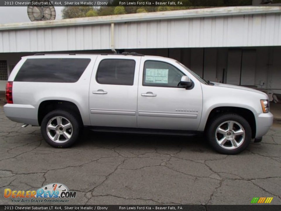 2013 Chevrolet Suburban LT 4x4 Silver Ice Metallic / Ebony Photo #1