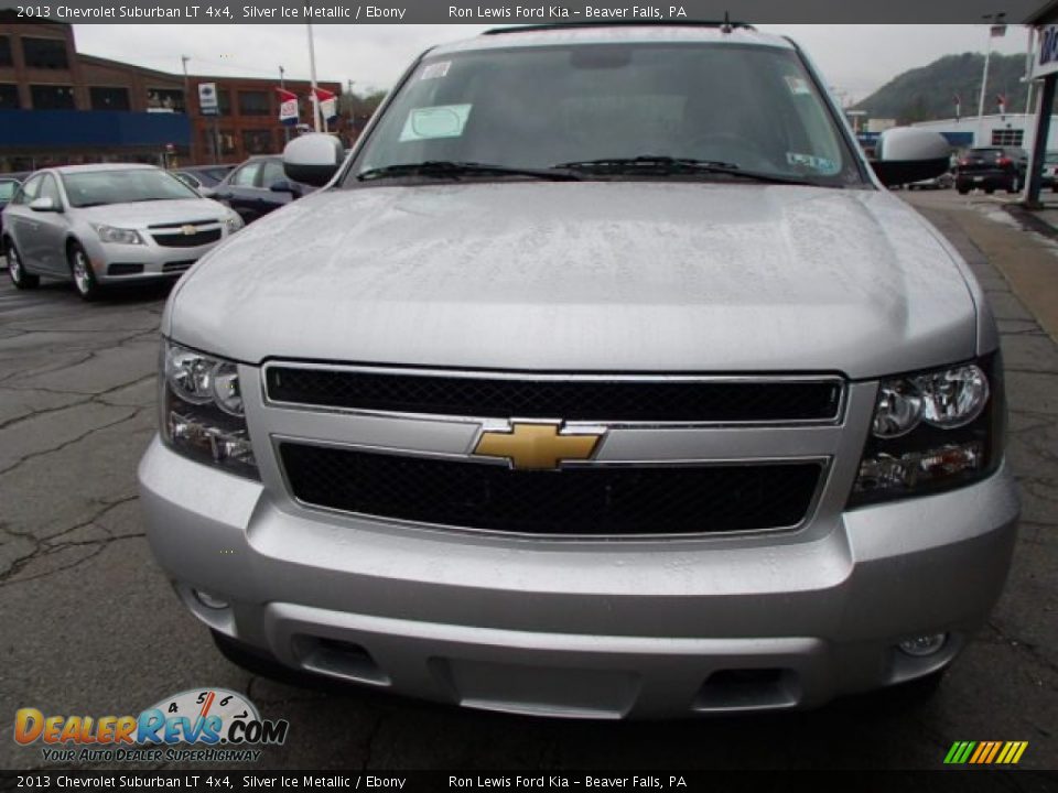 2013 Chevrolet Suburban LT 4x4 Silver Ice Metallic / Ebony Photo #3