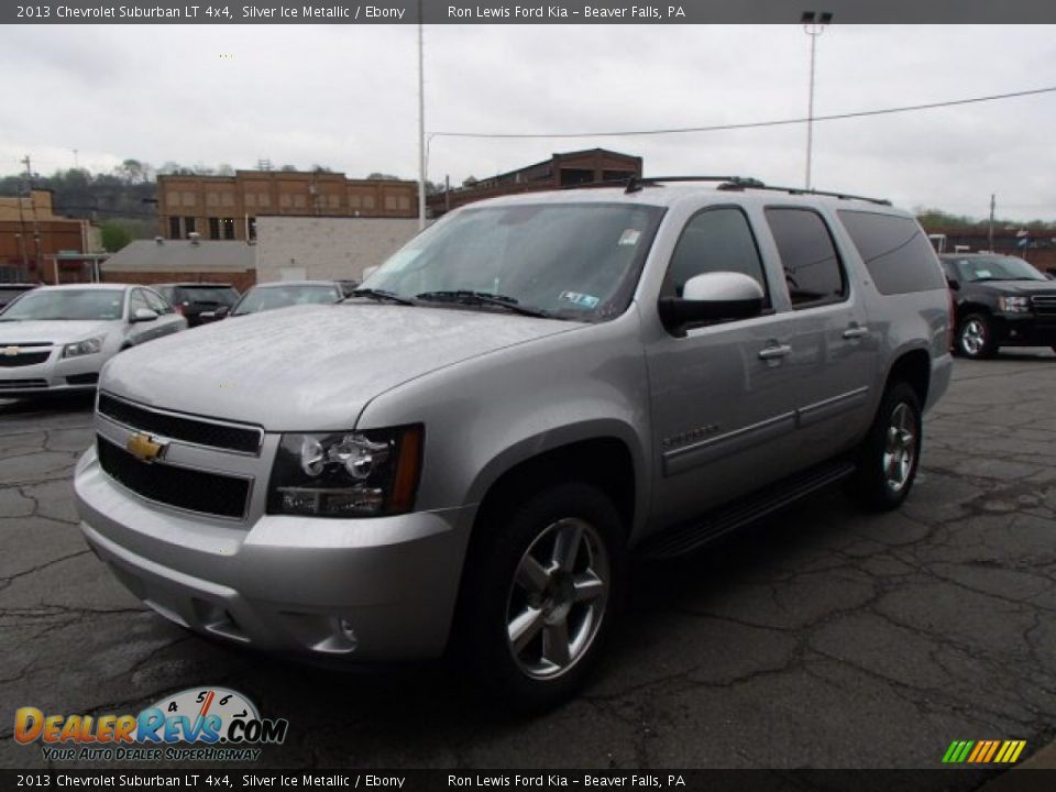 2013 Chevrolet Suburban LT 4x4 Silver Ice Metallic / Ebony Photo #4