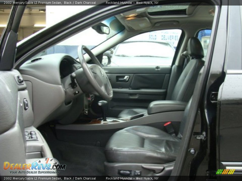 Dark Charcoal Interior - 2002 Mercury Sable LS Premium Sedan Photo #10