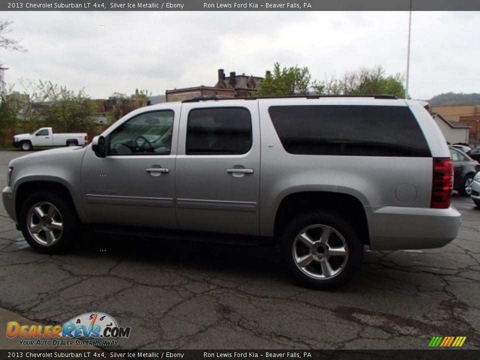 2013 Chevrolet Suburban LT 4x4 Silver Ice Metallic / Ebony Photo #5