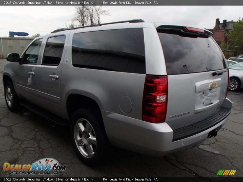 2013 Chevrolet Suburban LT 4x4 Silver Ice Metallic / Ebony Photo #6