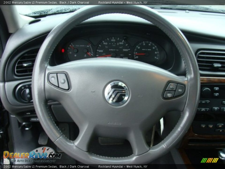 2002 Mercury Sable LS Premium Sedan Steering Wheel Photo #13