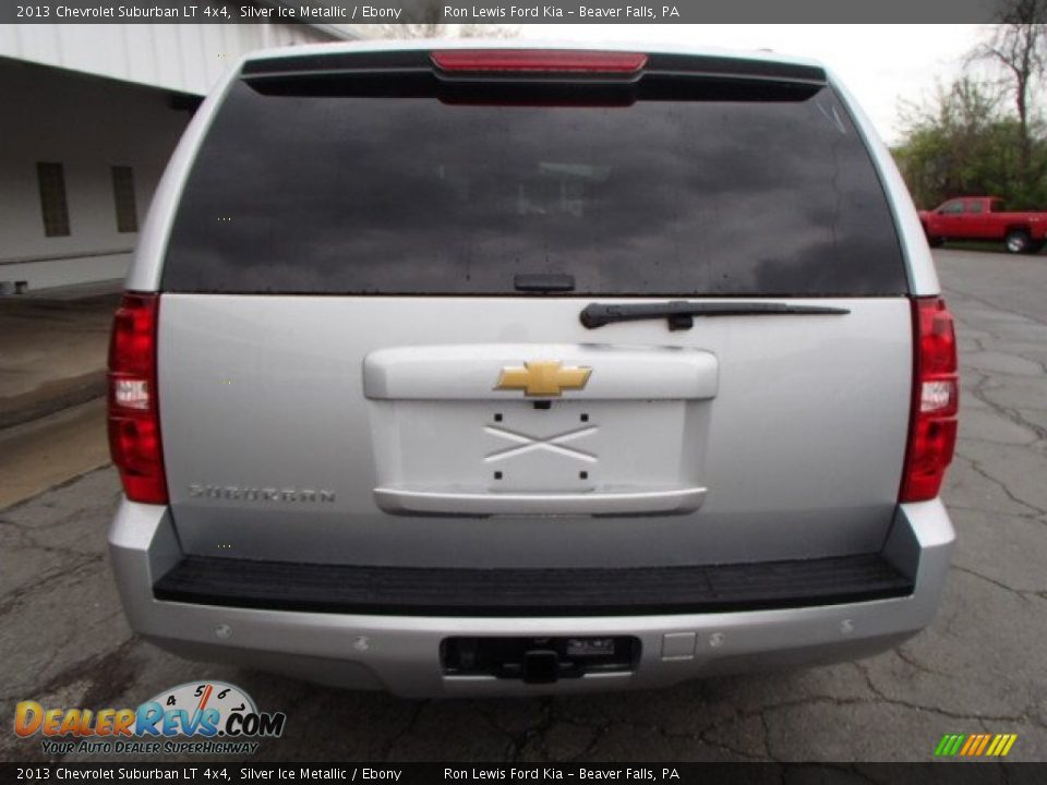 2013 Chevrolet Suburban LT 4x4 Silver Ice Metallic / Ebony Photo #7
