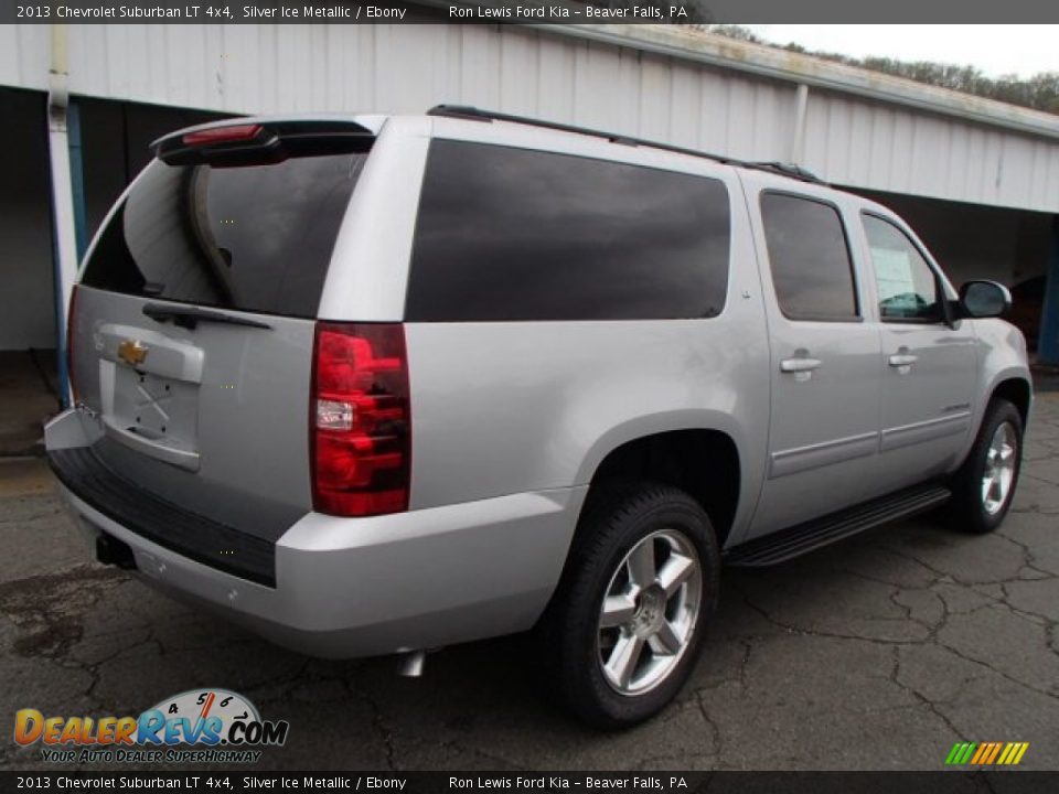 2013 Chevrolet Suburban LT 4x4 Silver Ice Metallic / Ebony Photo #8