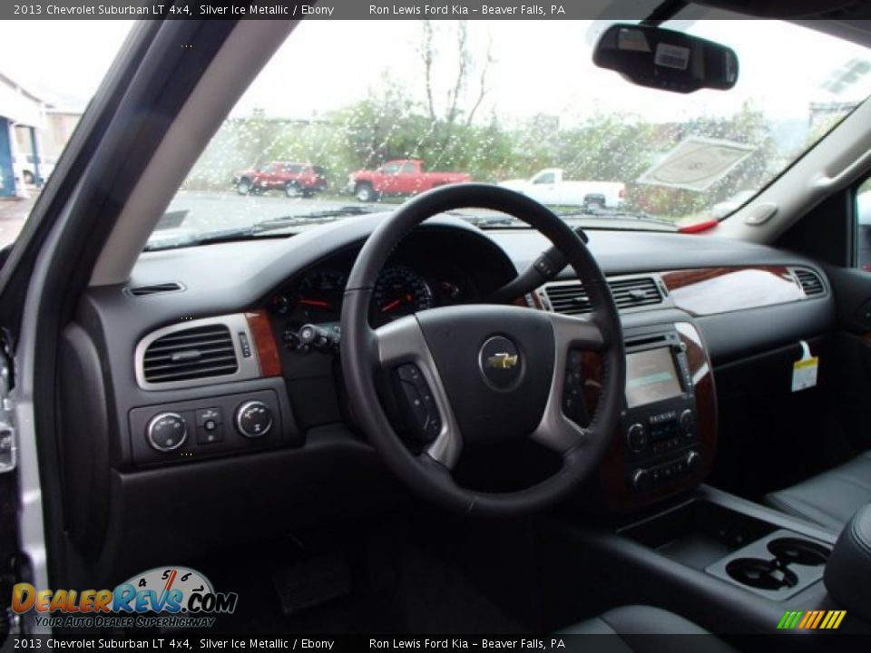 2013 Chevrolet Suburban LT 4x4 Silver Ice Metallic / Ebony Photo #10