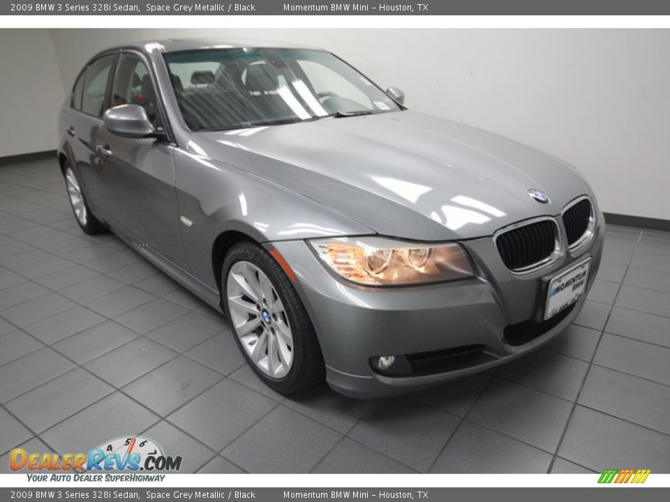 2009 BMW 3 Series 328i Sedan Space Grey Metallic / Black Photo #1