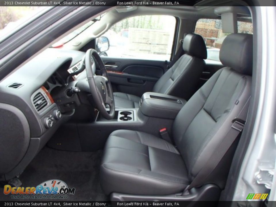 2013 Chevrolet Suburban LT 4x4 Silver Ice Metallic / Ebony Photo #11