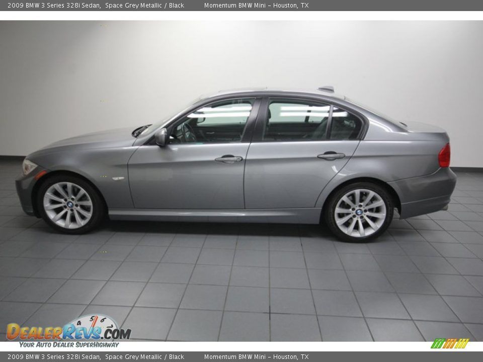2009 BMW 3 Series 328i Sedan Space Grey Metallic / Black Photo #2